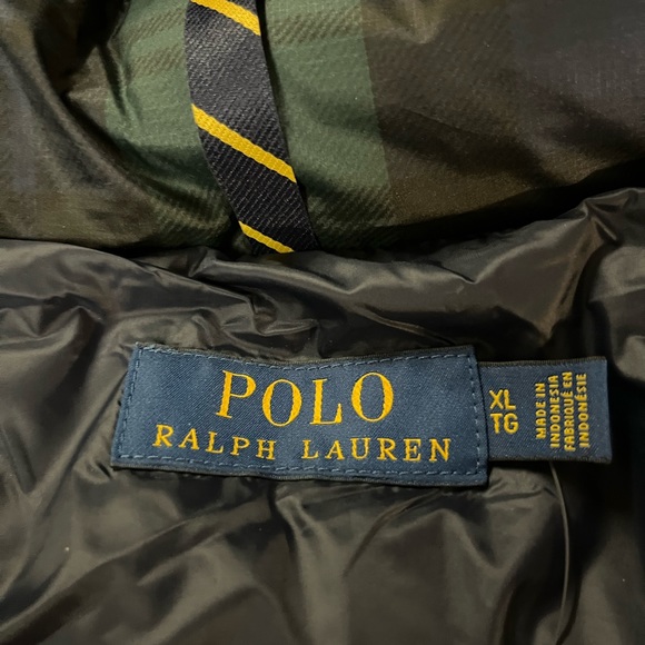 Polo Ralph Lauren tartan pattern puffer jacket - Picture 4 of 11